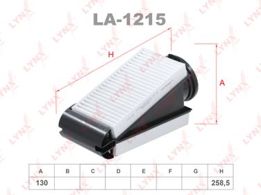 LYNXauto LA-1215 Фильтр воздушный - 1