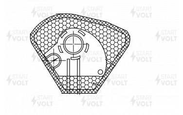 STARTVOLT SFF 0901 Фильтр эл. бензонасоса для а/м Лада Largus (12-)/Renault Logan (05-) 1.4i/1.6i - 3