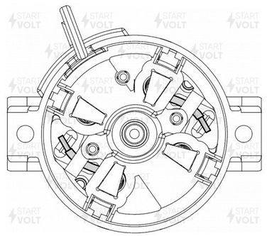 STARTVOLT VBS 0191 Узел щеточный стартера - 5
