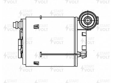 STARTVOLT VS-FF 0815 Фильтр топл. тонк. очистки для а/м Hyundai Creta (16-) 1.6i/2.0i - 1