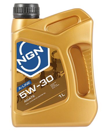 NGN V272085627 5w-30 agate a-line sn/cf 1л (синт. мотор. масло) - 1