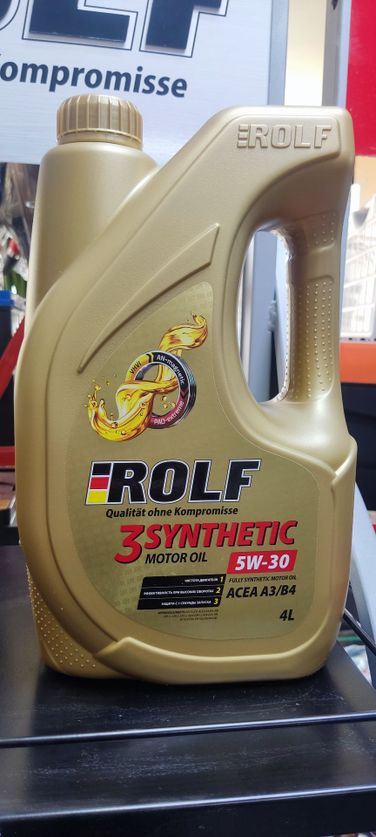 ROLF 322733 Масло моторное синтетическое '3-synthetic 5w-30', 4л - 1