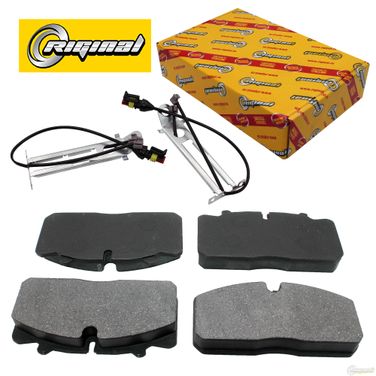 Riginal RGC41R11-3501800 Колодка тормозная передняя/задняя с датч. для а/м ГАЗ c41r11, ПАЗ Вектор - 1