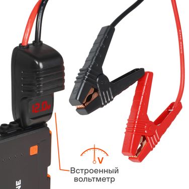 AIRLINE AEAB005 Аккумулятор пусковой 7200мАч (26,6Втч), 400а, 14.8v, умные провода, пуск ДВС 2.4d - 5