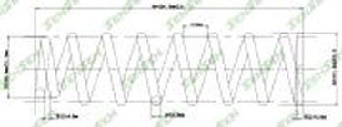 SENSEN SCP10208 Пружина подвески передней Toyota Land Cruiser 3.0d-4d 02> - 1