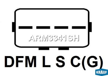 Krauf ARM3341SH Регулятор генератора - 3