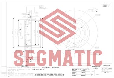SEGMATIC SBD30093295 Диск тормозной задний - 1