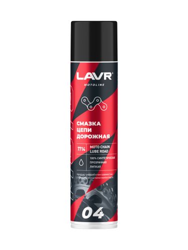 LAVR Ln7714 Moto Смазка цепи Дорожная, 400 мл - 2