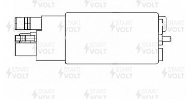 STARTVOLT SFP 0522 Мотор бензонасоса для а/м Chevrolet Captiva (06-)/Opel Antara (06-) 2.4i/3.2i - 3