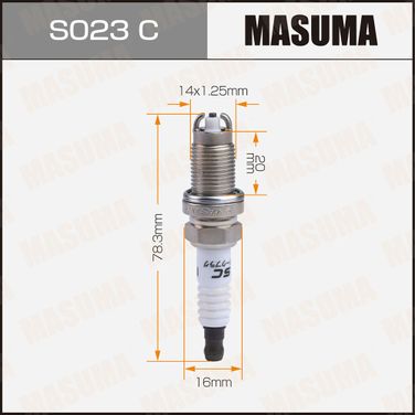 Masuma S023C Свеча зажигания bkr5ekud - 1