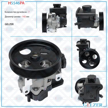 GELZER H5546PA Насос гидроусилителя руля Mercedes e w211, s211 02-09 Mercedes CLK c209, a209 02-, - 1