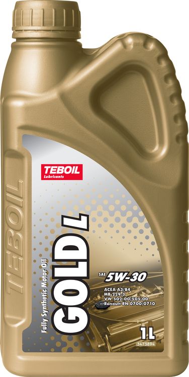 TEBOIL 3453933 5w-30 Gold l 1л (синт. мотор. масло) - 1