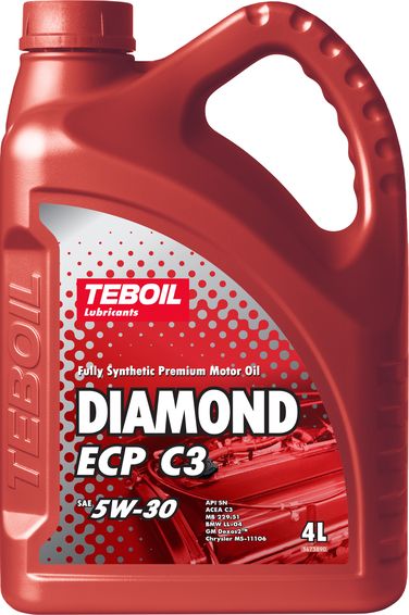 TEBOIL 3453876 5w-30 Diamond ECP C3 4л (синт. мотор. масло) - 1