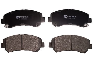 CWORKS C11CR0202 Колодки тормозные передние LOW metallic - 2