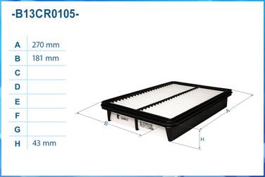 CWORKS B13CR0105 Фильтр воздушный - 1