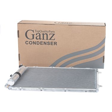 GANZ GIC06144 Радиатор кондиционера ВАЗ 2190 Granta с ресивером - 1