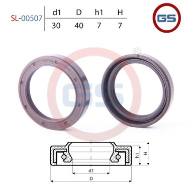 GS SL00507 Сальник рулевой рейки 30 40 7 - 2