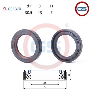 GS SL00587X Сальник рулевой рейки 30.5*43*7 (7v2) - 2