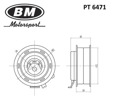 BM PT 6471 Натяжитель ремня приводного ГРМ - 2