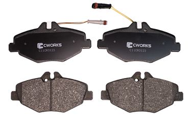 CWORKS C11CR0123 Колодки тормозные | перед | - 2