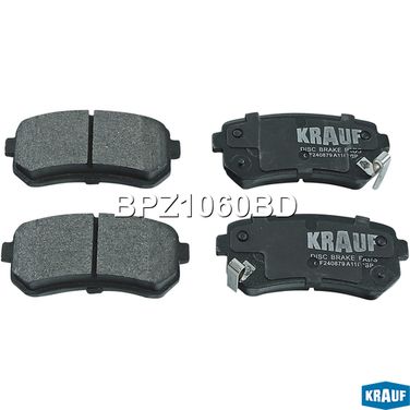 Krauf BPZ1060BD Колодки тормозные дисковые - 3
