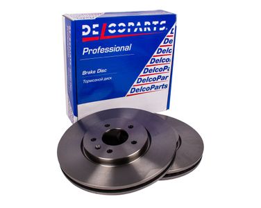 DelcoParts 19372190 Диск тормозной передний - 1