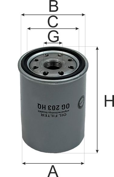 GoodWill OG 203 HQ Фильтр масляный - 2