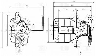 Trialli CF 190605 Суппорт торм. для а/м Toyota Avensis (09-) зад. лев. d=38мм | зад лев | - 4