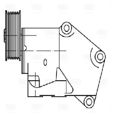 Trialli CM 5501 Ролик привод. ремня для а/м Ford Focus i (98-) 1.4i/1.6i Zetec-S (с натяж. мех.) - 3