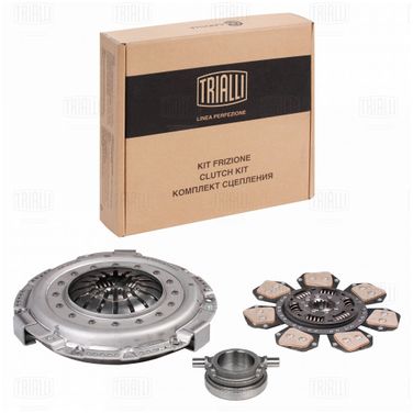 Trialli FR 0703 Сцепление в сборе для с/т МТЗ 80/82 (лепестковое, керамика) (с мех.муфт) - 3