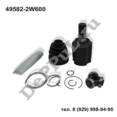 DePPuL DERC198 Шрус внутренний левый (L) hyundai santa FE (12-…), KIA sorento (12-14) - 1