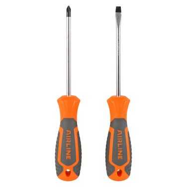 AIRLINE ATAU009 Набор отвёрток 2 пр. (SL5x100mm, PH1x100m) пласт.подвес - 2