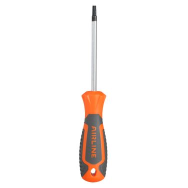 AIRLINE ATBX010 Отвертка torx TX27x100мм с эргономичной рукояткой магнитная, пласт.подвес - 2