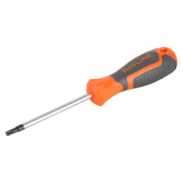 AIRLINE ATBX010 Отвертка torx TX27x100мм с эргономичной рукояткой магнитная, пласт.подвес - 3