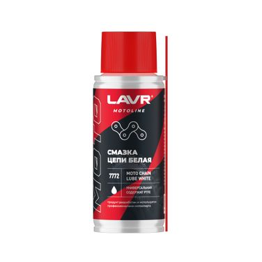 LAVR Ln7772 Moto Смазка цепи Белая, 140 мл - 1