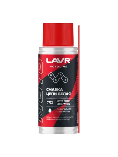 LAVR Ln7772 Moto Смазка цепи Белая, 140 мл - 2