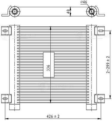 Luzar LOc 1302 Радиатор масл. для тракторов Митракс мп-630/635 - 3