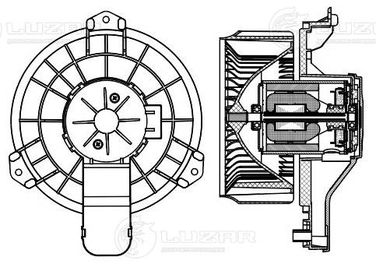 Luzar LFh 3022 Э/вентилятор отоп. для а/м Geely Coolray (18-) - 3