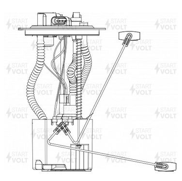 STARTVOLT SFM 0331 Модуль топл. насоса для а/м ГАЗель Next (13-) с дв. a274 EvoTech 2.7i - 2