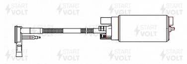 STARTVOLT SFP 0814 Мотор бензонасоса для а/м KIA K5 (20-) 2.5i - 3