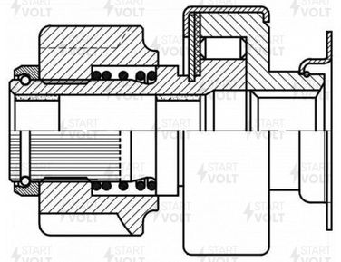 STARTVOLT VCS 2613 Привод стартера (бендикс) - 5