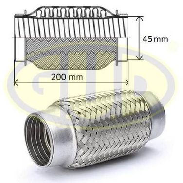 GUD GFP345200IL Гофра глушителя усиленная (interloc) 45x200 - 2