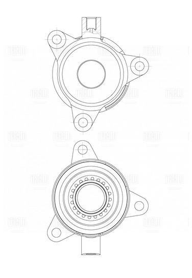 Trialli CT 1916 Муфта выкл. сцеп. для а/м Toyota Rav 4 (06-)/Rav 4 (12-) 2.0i 4WD (6mt) (гидравл.) - 1