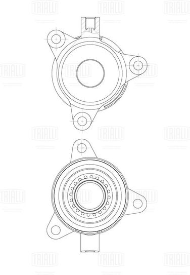 Trialli CT 1916 Муфта выкл. сцеп. для а/м Toyota Rav 4 (06-)/Rav 4 (12-) 2.0i 4WD (6mt) (гидравл.) - 3