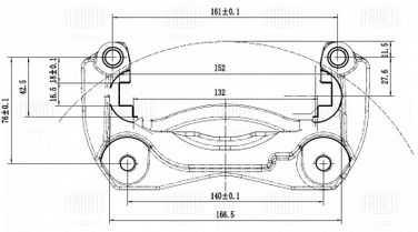 Trialli CF 012069 Скоба суппорта для а/м Toyota RAV 4 (06-)/Auris II (12-) перед. прав. | перед прав | - 3