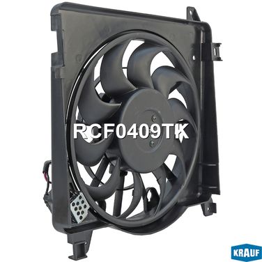 Krauf RCF0409TK Вентилятор охлаждения с кожухом и резистором - 1