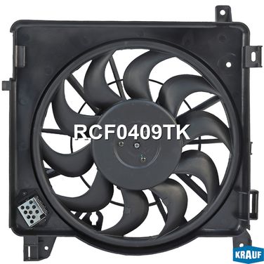 Krauf RCF0409TK Вентилятор охлаждения с кожухом и резистором - 3