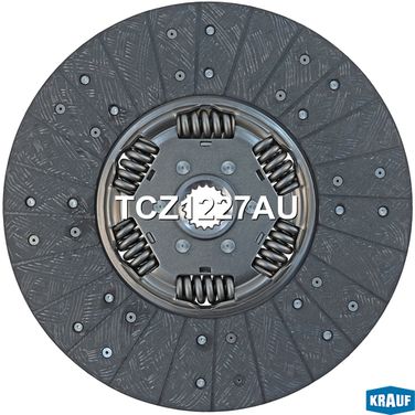 Krauf TCZ1227AU Диск ведомый (аналог диска sachs 1878052842) зуб не острый - 2