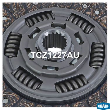 Krauf TCZ1227AU Диск ведомый (аналог диска sachs 1878052842) зуб не острый - 3