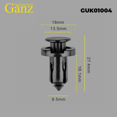 GANZ GUK01004 Клипса универсальная - 1